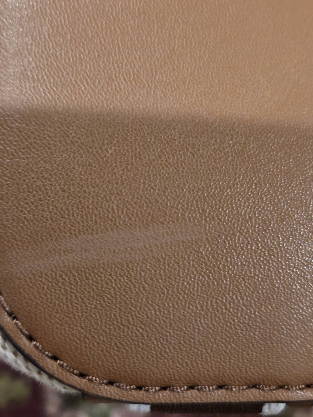 Michael Kors Cream Canvas Tote Crossbody with Brown Trim - Picture 7 of 11